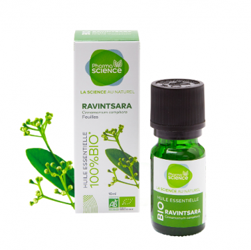 PHARMASCIENCE - Huille essentielle - Ravintsara bio 10ml