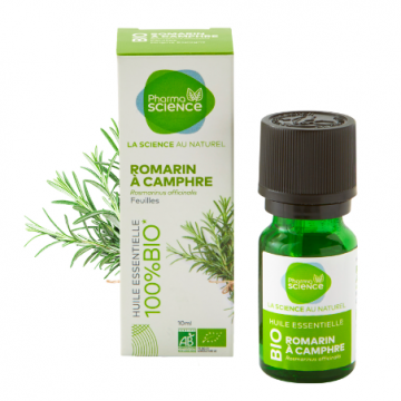 PHARMASCIENCE - Huile essentielle - Romarin &agrave; Camphre bio 10ml