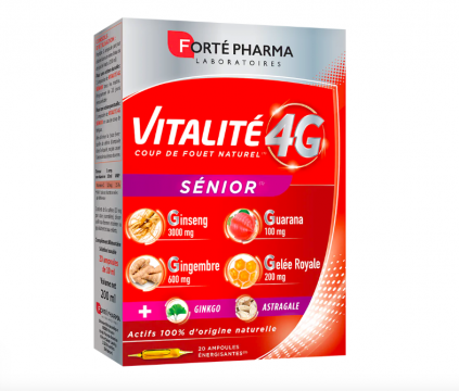 PHARMASCIENCE - Vitalit&eacute; 4G S&eacute;nior 20 ampoules