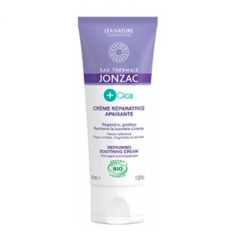 JONZAC - +Cica cr&egrave;me r&eacute;paratrice apaisante bio 40ml