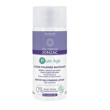 JONZAC - PURE AGE - Lotion poudr&eacute;e matifiante bio 150ml