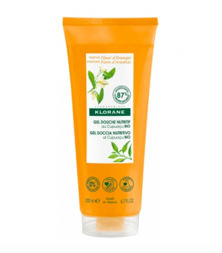 KLORANE - Gel douche nutritif au Cupua&ccedil;u Bio Fleur d'Oranger 200ml