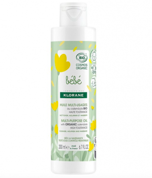 KLORANE - B&eacute;b&eacute; huile massage multi-usages bio 200ml