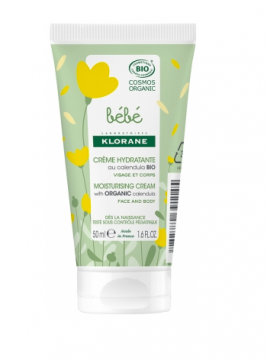 KLORANE - B&eacute;b&eacute; cr&egrave;me hydratante bio 50ml