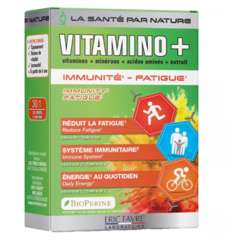 ERIC FAVRE - Vitamino+ - Immunit&eacute; Fatigue 30 comprim&eacute;s