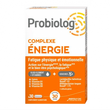 PROBIOLOG - Complexe &Eacute;nergie  - Fatigue physique et &eacute;motionnelle 30 g&eacute;lules
