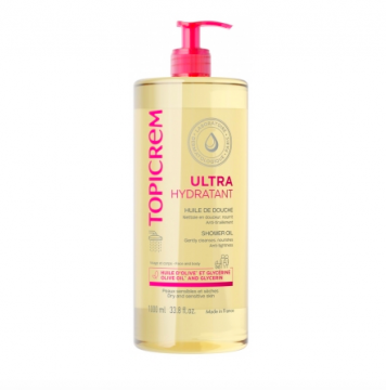 TOPICREM - Ultra Hydratant Huile de Douche 1L