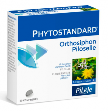PILEJE - PHYTOSTANDARD - Orthosiphon et Piloselle Bio 30 comprim&eacute;s