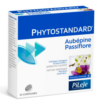 PILEJE - Phytostandard d'aub&eacute;pine et de passiflore 30 comprim&eacute;s