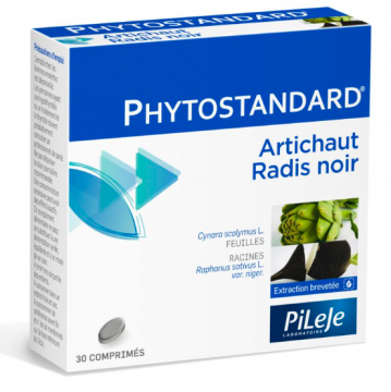PILEJE - Phytostandard d'artichaut radis noir 30 comprim&eacute;s