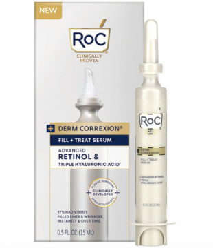 ROC - Derm Correxion - S&eacute;rum combler + traiter R&eacute;tinol avanc&eacute; & triple acide hyaluronique 15ml