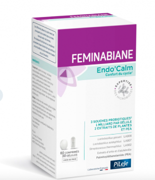PILEJE - Feminabiane Endo'Calm - 60 comprim&eacute;s + 30 g&eacute;lules