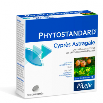 PILEJE - Phytostandard de Cypr&egrave;s-Astragale 30 comprim&eacute;s
