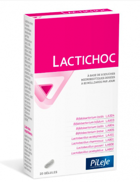 PILEJE - Lactichoc 20 g&eacute;lules