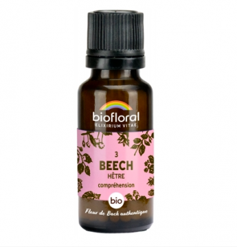 BIOFLORAL - Fleur de Bach granules 3 Beech - Hêtre bio 19,5g