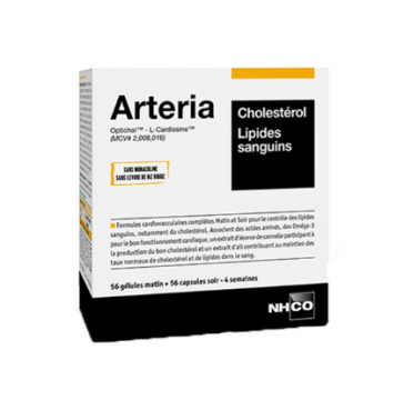 NHCO - Arteria - Cholest&eacute;rol Lipides sanguins 56 g&eacute;lules 56 capsules