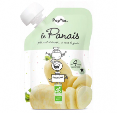 POPOTE - Gourde pur&eacute;e panais bio 120g