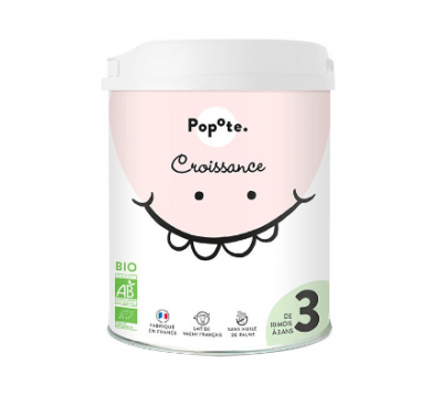 POPOTE - Lait infantile croissance bio 800g