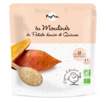 POPOTE -  Les moulin&eacute;s patate douce quinoa 180g