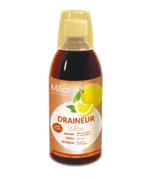 MILICAL - Draineur minceur ultra go&ucirc;t agrumes 500ml