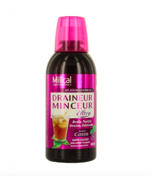 MILICAL -  Draineur Minceur Ultra saveur cassis 500ml
