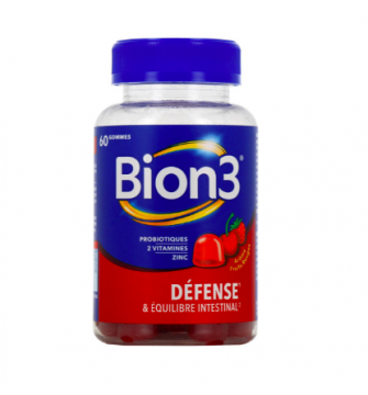 BION 3 - &Eacute;nergie Arome fruits rouges 60 gommes
