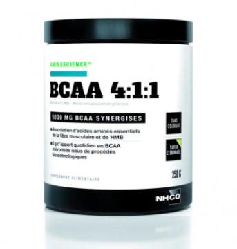 NHCO - BCAA 4:1:1 - Acides amin&eacute;s poudre pot 250g