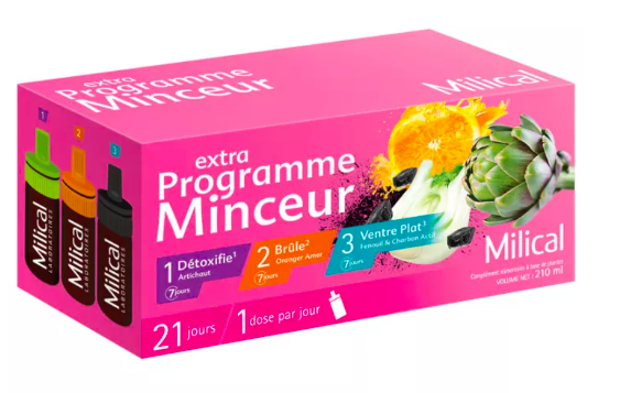 MILICAL - Extra Programme Minceur 21 doses de 10ml 21 jours