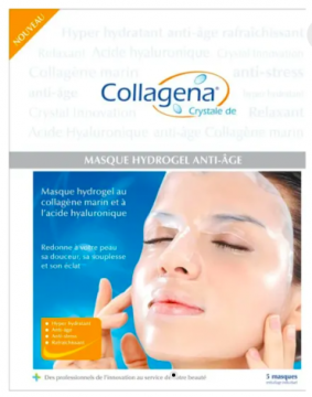 COLLAGENA - 5 masques hydrogel anti-&acirc;ge