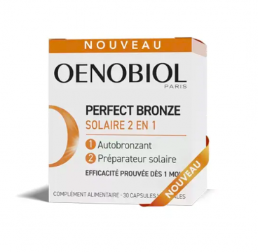 OENOBIOL - Perfect Bronze Solaire 2en1 Autobronzant & pr&eacute;parateur solaire 30cps