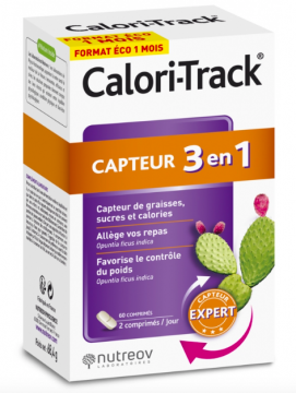 NUTREOV - Calori-Track Capteur 3 en 1 60 comprim&eacute;s