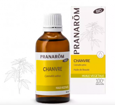 PRANAROM - Huile v&eacute;g&eacute;tale chanvre bio 50ml