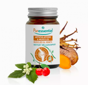 PURESSENTIEL - Articulations et muscles SOS FLEX confort articulaire, flexibilit&eacute; 30 g&eacute;lules