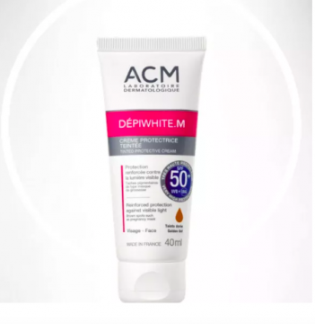 ACM - DEPIWHITE.M - Cr&egrave;me protectrice teint&eacute;e SPF50 40ml contre la lumi&egrave;re visible et l'hyperpigmentatio