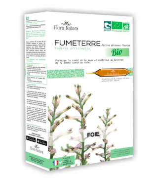 FLORA NATURA - Fumeterre bio foie 20 ampoulesx15ml