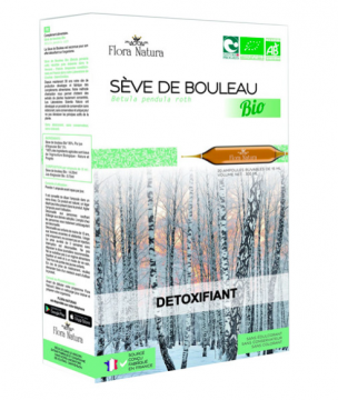 FLORA NATURA - S&egrave;ve de bouleau detoxifiant bio 20x15ml