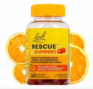 RESCUE - Les Fleurs de Bach original gummies go&ucirc;t orange d&egrave;s 3 ans x60