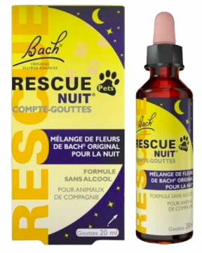 RESCUE - Bach pets compte-gouttes nuit 20ml