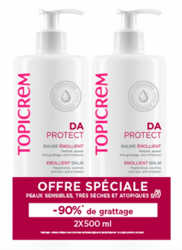 TOPICREM - DA Baume &eacute;mollient lot de 2x500ml
