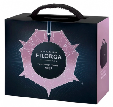 FILORGA - NCEF - Coffret SHOT Concentr&eacute; Polyrevitalisant Supr&ecirc;me 15 ml + MESO-MASK 30ml & bougie parfum&eacute;e offerts