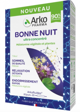 ARKOPHARMA - ARKOFLUIDES - Bonne nuit 20 ampoules
