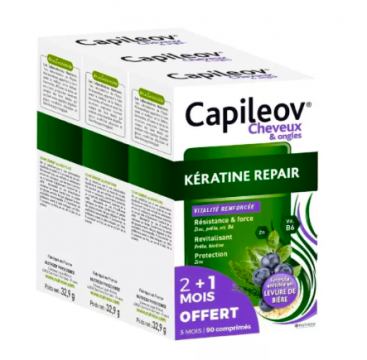NUTREOV - CAPILEOV keratine repair 90 comprim&eacute;s