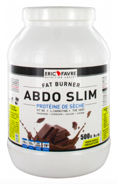 ERIC FAVRE - Abdo slim protéine de sèche 500g - Saveur : Chocolat