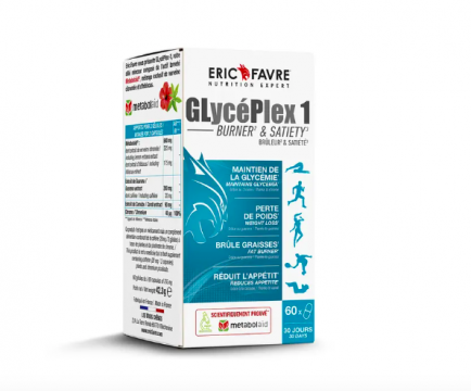 ERIC FAVRE - Glyc&eacute;Plex 1 - Burner & Satiety 60 g&eacute;lules