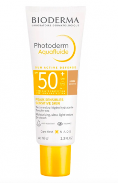 BIODERMA - PHOTODERM - Aquafluide Sun Active D&eacute;fense SPF50+ dor&eacute; 40ml