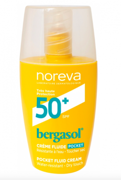 NOREVA - BERGASOL - Cr&egrave;me Fluide Pocket SPF50+ 30ml