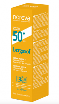 NOREVA - BERGASOL - Cr&egrave;me fini invisible SPF50+ 50ml
