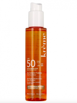 KREME - Eau folaire fra&icirc;che SPF 50 spray de 150 ml