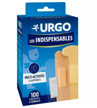 URGO - Les indispensables pansements 3 formats 100 pansements