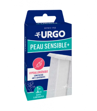 URGO -  Bande &agrave; d&eacute;couper peaux sensibles 1mx6cm